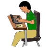 Typing+on+computer Picture