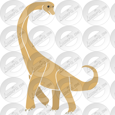 Brachiosaurus Stencil