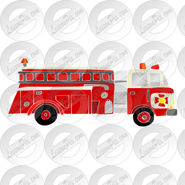 Firetruck Stencil