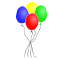 Balloons Stencil