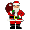 Santa+makes+a+list+of+family+members+to+invite. Picture