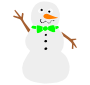 Silly Snowman Stencil