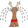 Crying Reindeer Picture