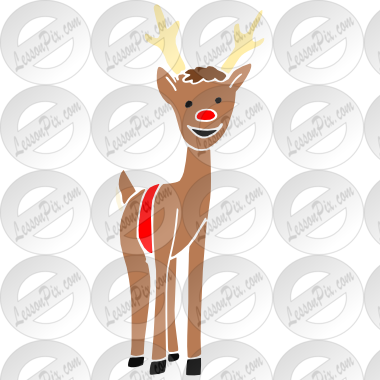Proud Reindeer Stencil