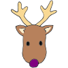Purple+Nose+Reindeer Picture
