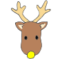 Yellow Nose Reindeer Picture