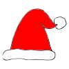 Santa+has+a+hat. Picture