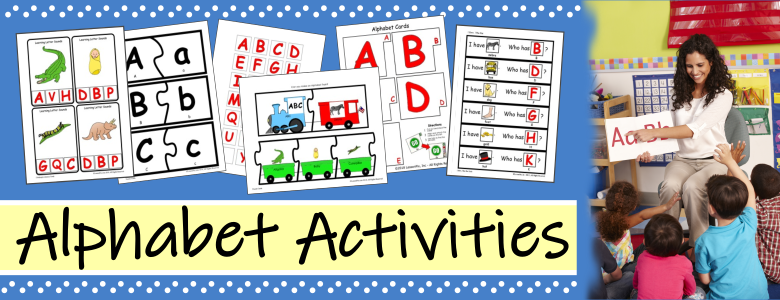 Header Image for Alphabet Activities