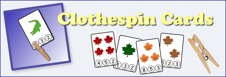 Header Image for Clothespin Number Cards