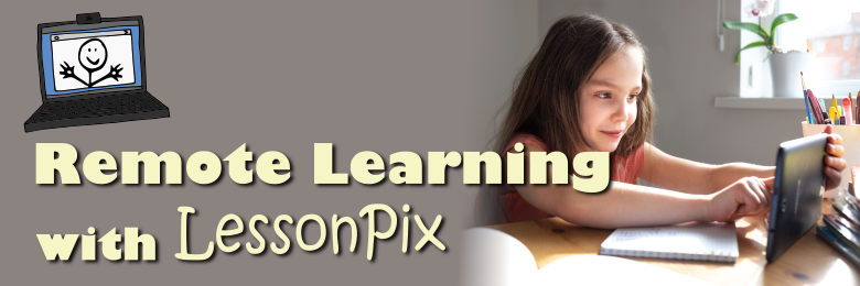 Header Image for Remote Learning with LessonPix