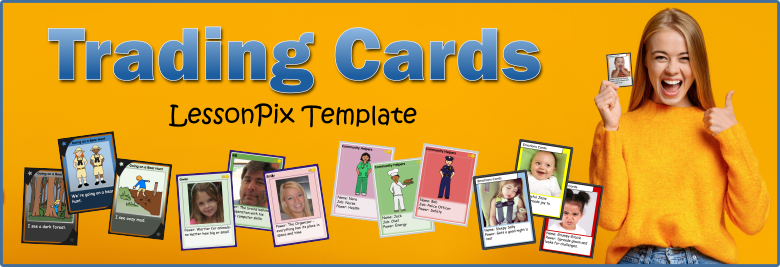 Header Image for Trading Cards Template