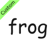 +frog Stencil