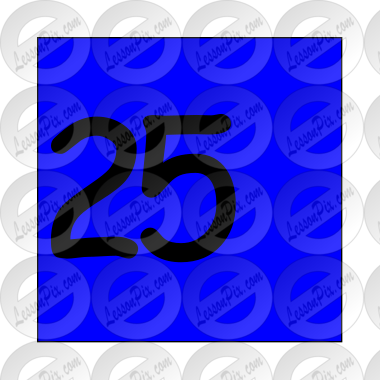 25 blue Picture