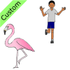 Flamingo+Stand Picture