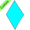 Teal+Diamond Picture