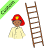 Firefighers+Climb+Ladders Picture