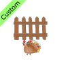 Turkey+hides+under+the+fence.+You+can_t+hide+there_+We+ses+you_ Picture