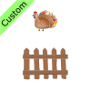 Turkey+jumps+over+the+fence+and+runs+away_ Picture