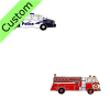 police+car-firetruck Picture