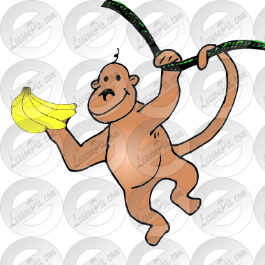 monkey with bananas Picture