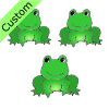 3+green+and+speckled+frogs Picture