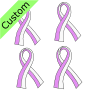 4+Purple+Ribbons Picture